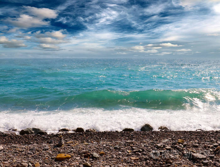 海岸线 水疗中心 鹅卵石 风景 放松 平衡 海洋 自由 自然