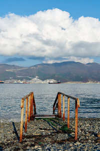 天空 放松 夏天 旅行 海滩 旅游业 美丽的 风景 天堂