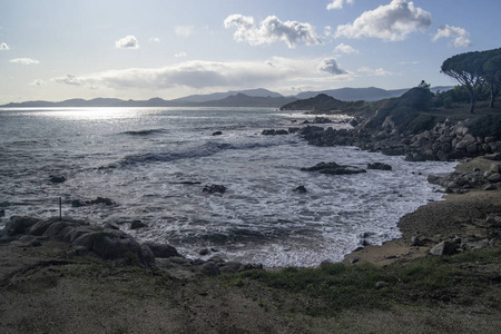 风景 海岸 岩石 自然 撒丁岛 旅游业