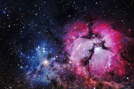 无尽宇宙之美.这张图片的元素由美国宇航局提供照片