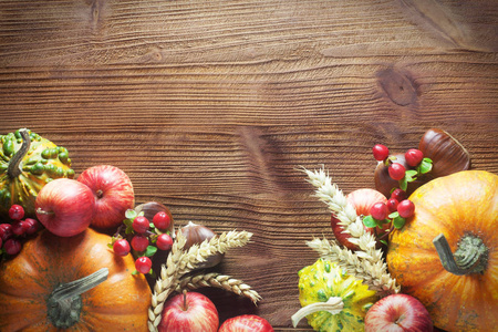木材 万圣节 食物 落下 装饰品 树叶 感恩节 季节 复制空间