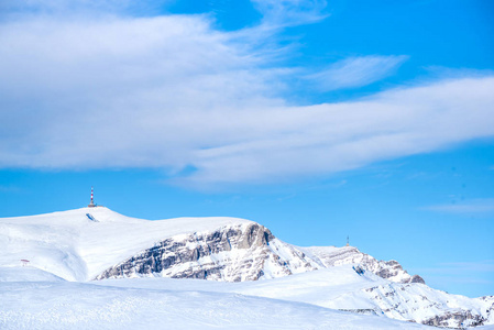 美丽的 小山 运动 自然 全景图 高的 天空 冬天 俄勒冈州