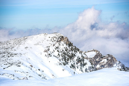 寒冷的 班斯科 徒步旅行 天空 滑雪 阿尔卑斯山 风险 旅游业