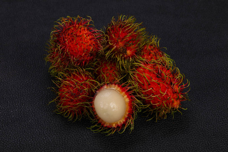 Tropical sweet exotic fruit Rambutan 