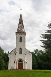 小教堂 地标 国家 草坪 夏天 建筑学 旅游业 历史的 风景