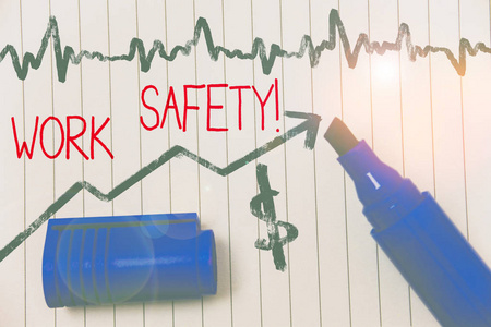 手写体文字书写安全。概念指的是确保员工健康的政策和程序。