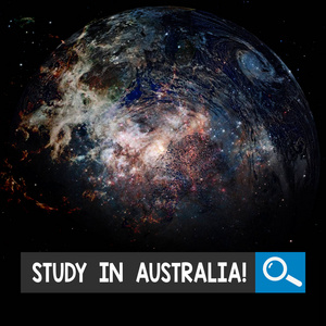 写在澳大利亚学习的笔记。商业照片显示进入外国订单完成你的研究这张图片由美国宇航局提供的元素。