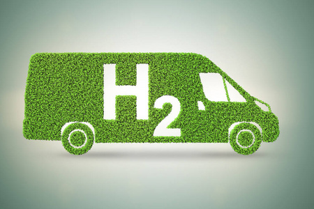 氢动力车概念图-三维渲染照片