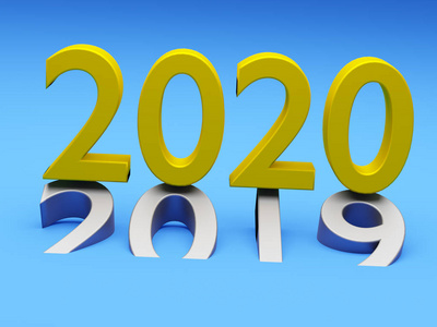 新的2020年的数字超过旧的2019年