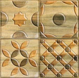 数字瓷砖设计.彩色瓷砖照片