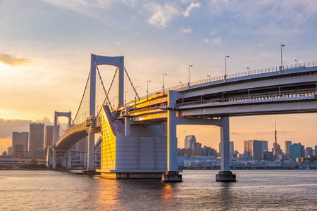 城市景观 黎明 大都会 市中心 日本 风景 观光 暮光 亚洲