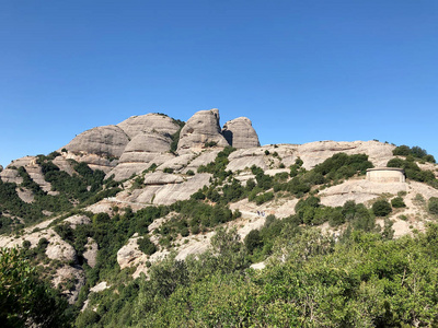 美丽的 夏天 小山 欧洲 旅行 山谷 自然 岩石 风景 旅游业