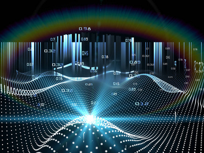 时空数据抽象分析信息图形背景.时空数据.照片