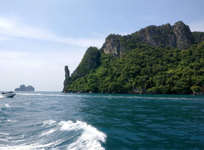 悬崖 夏天 自然 假期 岩石 海湾 海洋 美丽的 旅游业