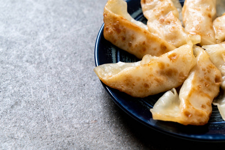 Japanese gyoza or dumplings snack 