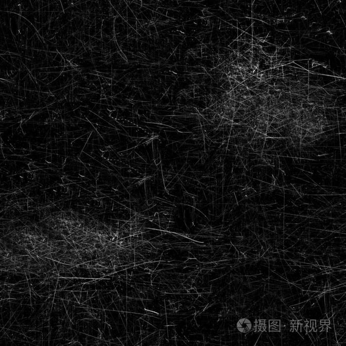 黑色上有大量的白色划痕像针一样的纹理或背景