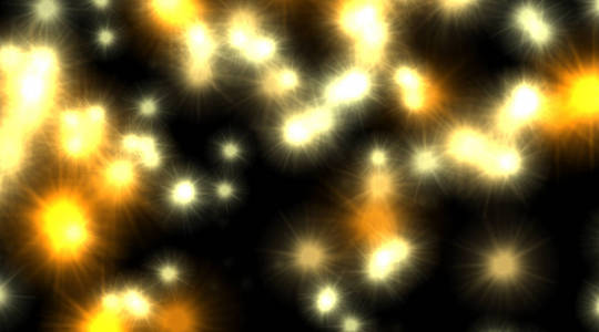 Festive background of colored stars on a black background	