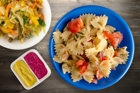 pasta on a plate 