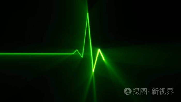 心跳绿线心电图监护仪