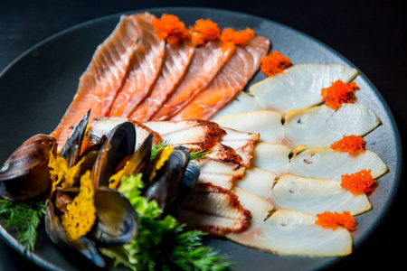 对虾 午餐 美味的 美食家 海鲜 盘子 贝类 食物 晚餐