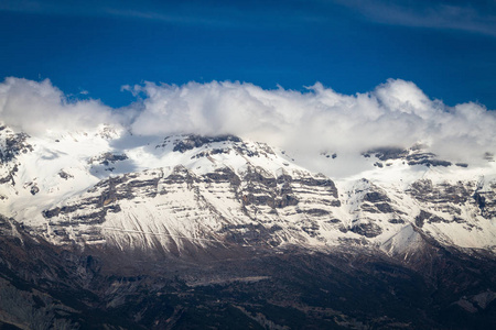 欧洲 山谷 风景 冬天 滑雪 旅游业 太阳 全景图 森林