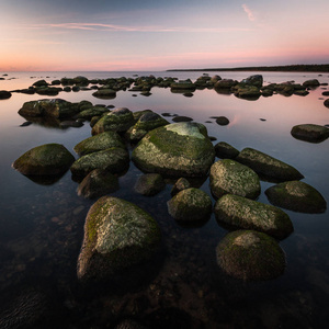 美女 海滩 美丽的 太阳 夏天 黎明 地平线 海景 反射