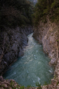 欧洲 夏天 工程 自然 岩石 峡谷 旅游业 目的地 美女