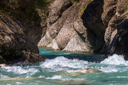 欧洲 美丽的 风景 峡谷 天线 海滩 悬崖 森林 自然 地中海