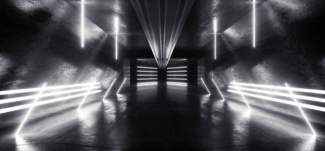 未来科幻隧道走廊走廊地下车库图片