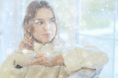 瑞典 美丽的 天气 圣诞节 女士 餐厅 降雪 青少年 气候