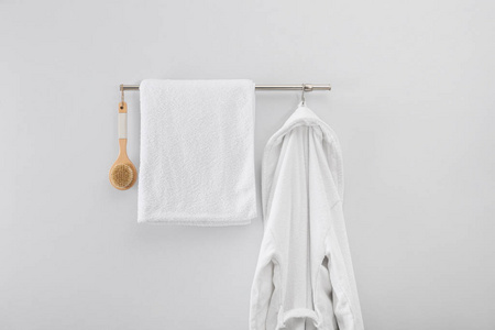 亚麻布 浴袍 酒店 水疗中心 软的 淋浴 生活 织物 幸福