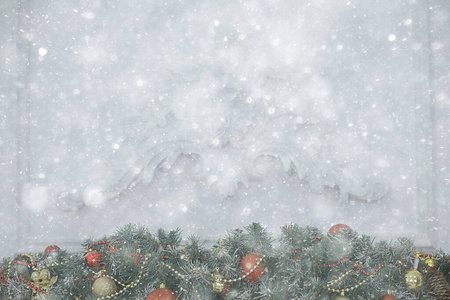 季节 框架 边境 圣诞节 在室内 卡片 传统 庆祝 新的