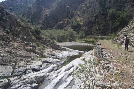 撒丁岛 徒步旅行 自然 木材 森林 风景