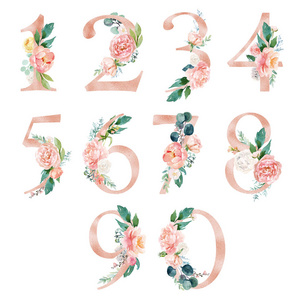 1数字花素材图片 1数字花素材素材 1数字花素材插画 摄图新视界