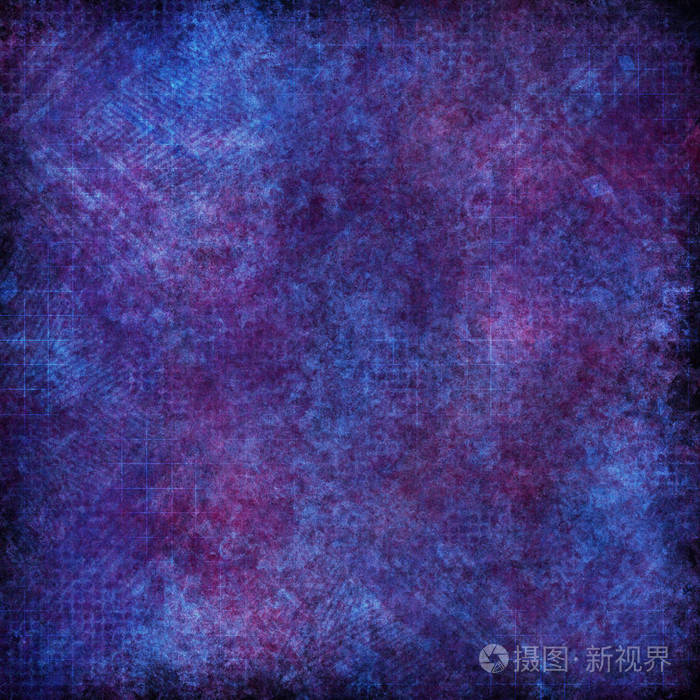 深紫色抽象背景配亮蓝色图案