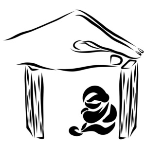 房子里的避难所图片-房子里的避难所素材-房子里的避难所插画-摄图新