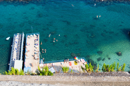 放松 美丽的 海滩 旅游业 假期 旅行 希腊 假日 求助