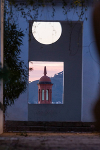 宗教 村庄 风景 古老的 欧洲 旅游业 窗口 旅行 教堂