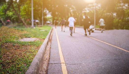 运动型 女人 成人 早晨 比赛 适合 女孩 锻炼 慢跑者