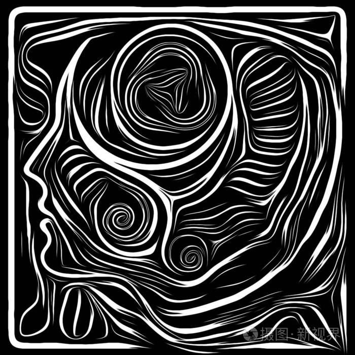 被遗忘的木刻图案