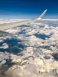 阿尔卑斯山 飞行 旅行 空气