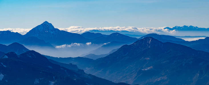 阿尔卑斯山 假期 首脑会议 天空 自然 太阳 徒步旅行 全景图