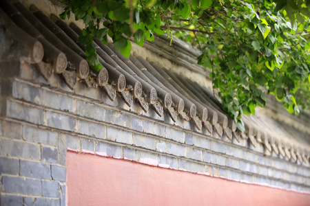 中国古代建筑的屋檐图片
