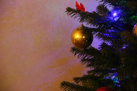 十二月 圣诞节 美丽的 卡片 自然 松木 冷杉 明星 假日