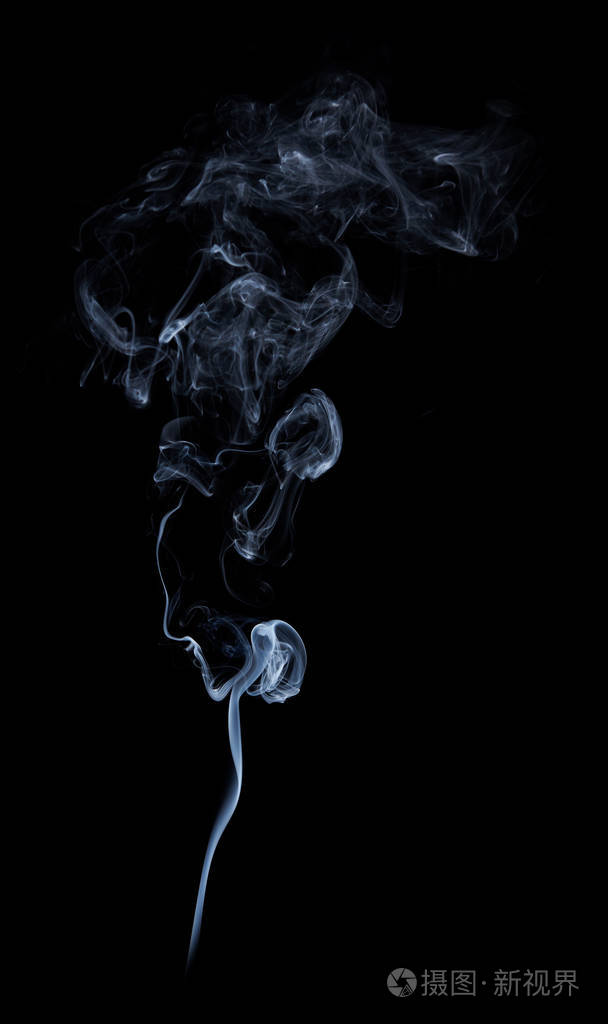 黑底真白烟照片