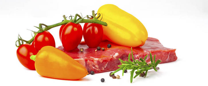 胡椒粉 西红柿 饮食 蔬菜 番茄 牛肉 食物