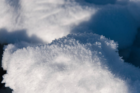 冰雪冰冻的冬季自然