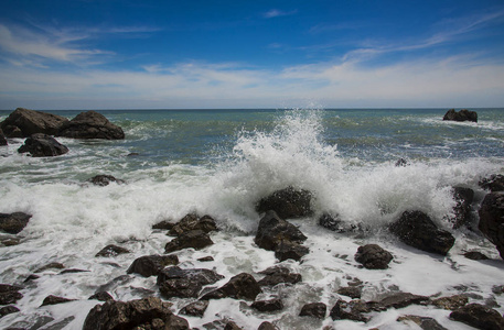 深海水波，黑海