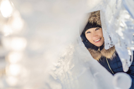 雪地笑脸图图片