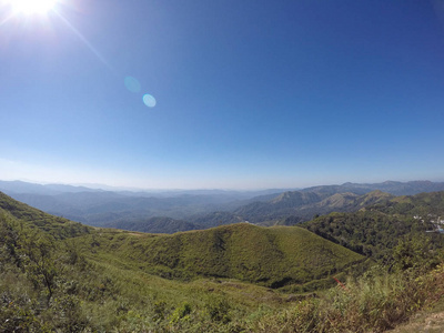 国家 小山 草地 地平线 风景 农场 乡村 美丽的 夏天